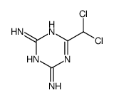 6-(dichloromethyl)-1,3,5-triazine-2,4-diamine结构式