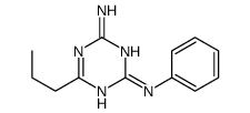 2-N-phenyl-6-propyl-1,3,5-triazine-2,4-diamine结构式