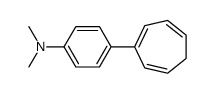 4-cyclohepta-1,3,6-trien-1-yl-N,N-dimethylaniline结构式