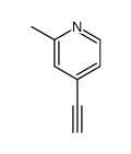 4-乙炔-2-甲基吡啶结构式