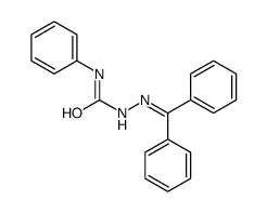 1-(benzhydrylideneamino)-3-phenylurea结构式