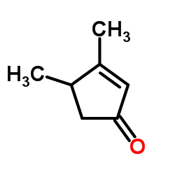 3,4-二甲基-2-环戊酮结构式
