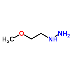 (2-Methoxyethyl)hydrazine结构式