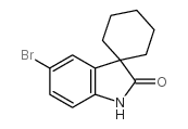 5-溴螺环[环己烷-1,3-吲哚]-2(1H)-酮结构式