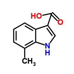 7-甲基吲哚-3-甲酸结构式
