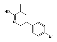 N-(4-硝基苯乙基)异丁酰胺结构式