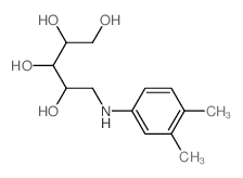 1-脱氧-1-[((3,4-二甲基苯基)氨基]-D-核糖醇结构式