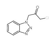 1-Benzotriazol-1-yl-3-chloropropan-2-one结构式