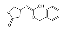Carbamic acid, (tetrahydro-5-oxo-3-furanyl)-, phenylmethyl ester (9CI)结构式
