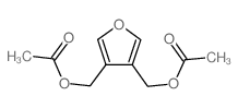3,4-Furandimethanol,3,4-diacetate结构式