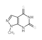 1H-Pyrazolo[3,4-d]pyrimidine-4,6(5H,7H)-dithione,1-methyl-结构式