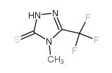 4-甲基-5-三氟甲基-1,2,4-三唑-3-硫酮结构式