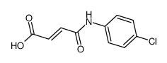 4-(4-氯苯胺)-4-氧代-2-丁酸结构式