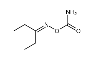 N-(1-ethyl-propylidene)-O-carbamoyl-hydroxylamine结构式