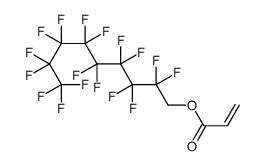 2,2,3,3,4,4,5,5,6,6,7,7,8,8,9,9,9-heptadecafluorononyl acrylate结构式