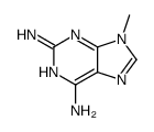 9-methylpurine-2,6-diamine结构式