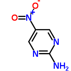 2-氨基-5-硝基嘧啶结构式