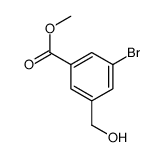 3-溴-5-(羟基甲基)苯甲酸甲酯结构式