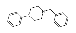 1-苄基-4-苯基哌嗪结构式