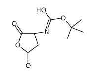 (S)-TERT-BUTYL (2,5-DIOXOTETRAHYDROFURAN-3-YL)CARBAMATE结构式