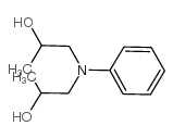 1,1’-(苯基亚氨基)双-2-丙醇结构式