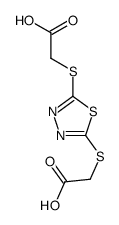 1,3,4-Thiadiazole-2,5-dithioacetic acid结构式