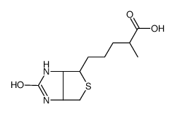 Hexahydro-α-methyl-2-oxo-1H-thieno[3,4-d]imidazole-4-valeric acid结构式