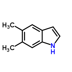5,6-Dimethyl-1H-indole结构式