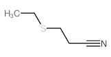 Propanenitrile,3-(ethylthio)-结构式