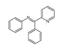 N-[α-(2-Pyridinyl)benzylidene]aniline结构式
