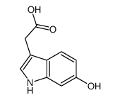 2-(6-hydroxy-1H-indol-3-yl)acetic acid结构式