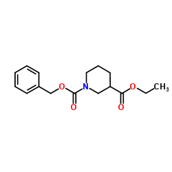 哌啶-1,3-二甲酸 1-苄酯 3-乙酯结构式