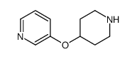 3-(哌啶-4-氧基)吡啶结构式
