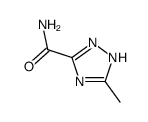 5-methyl-1H-1,2,4-triazole-3-carboxamide结构式