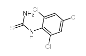 N-(2,4,6-三氯苯基)硫脲结构式