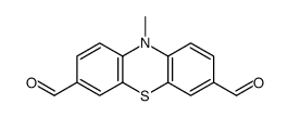 10-methylphenothiazine-3,7-dicarbaldehyde结构式