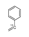 苯乙烯-α-13C结构式