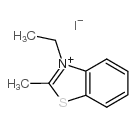 3-乙基-2-甲基苯并噻唑碘化物结构式
