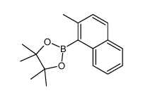 4,4,5,5-四甲基-2-(2-甲基-1-萘)-1,3,2-二噁硼烷结构式