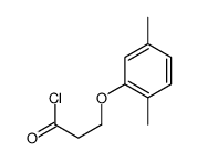 3-(2,5-二甲苯氧基)丙酰氯结构式