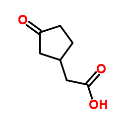 3-氧代-环戊烷乙酸结构式