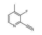 2-Pyridinecarbonitrile,3-fluoro-4-methyl-(9CI)结构式