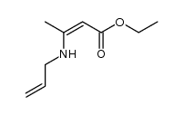 ethyl (Z)-3-(allylamino)but-2-enoate结构式