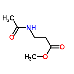 N-乙酰-β-丙氨酸甲酯结构式
