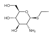 ethyl 2-amino-2-deoxy-1-thio-&beta;-D-glucopyranoside结构式