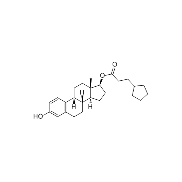 环戊丙酸雌二醇结构式