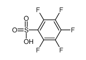 Pentafluorobenzenesulfonicacid结构式