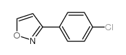 3-(4-氯苯基)异噁唑结构式