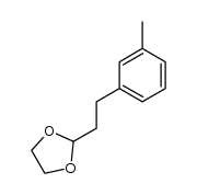 2-(3-methylphenethyl)-1,3-dioxolane结构式