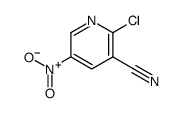 2-氯-5-硝基烟腈结构式